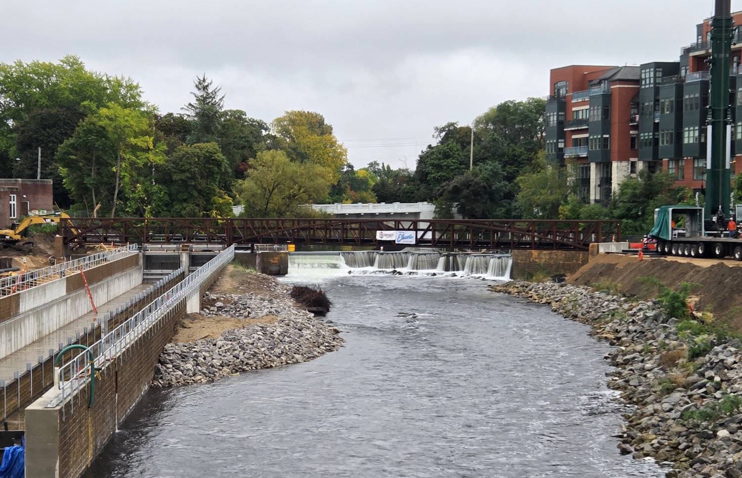 Bridge over the Boardman River in Traverse City